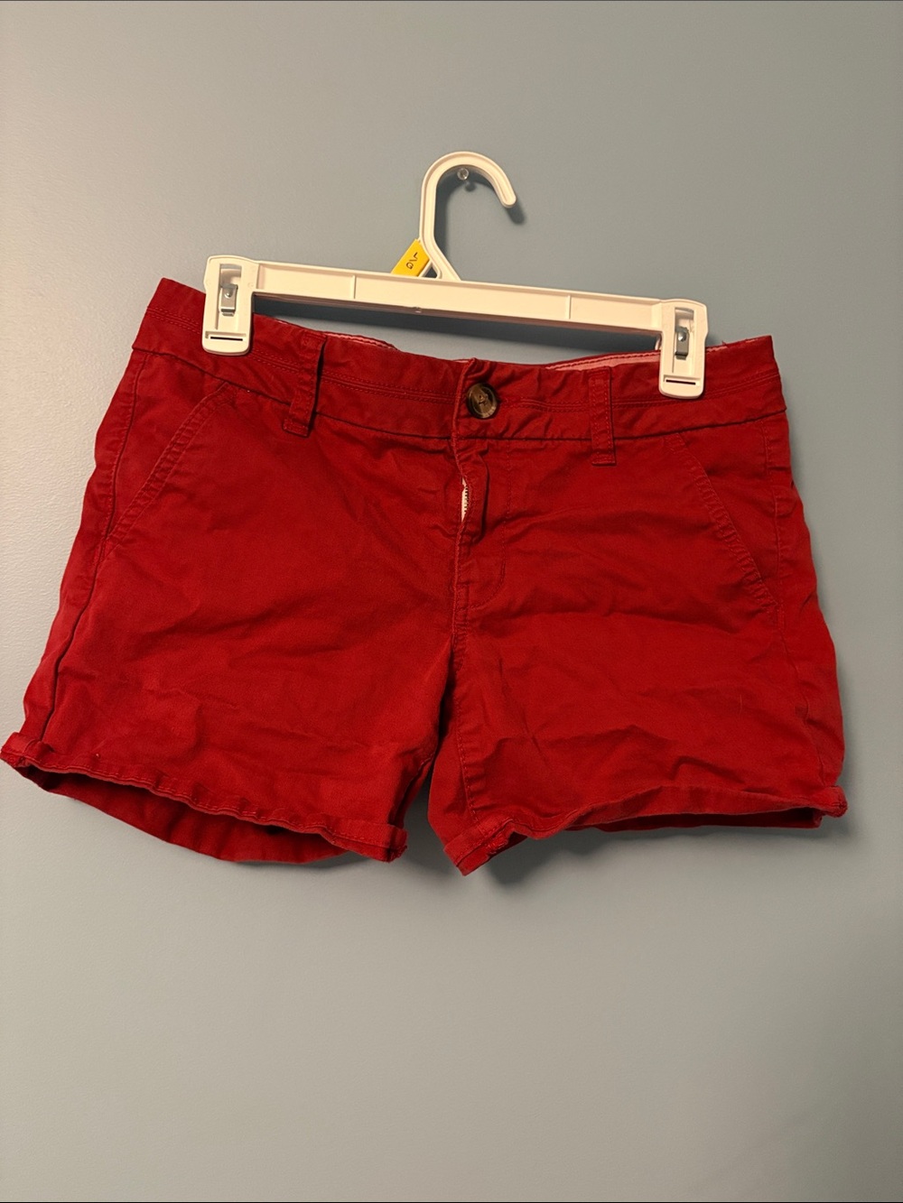 American Eagle Red Casual Shorts